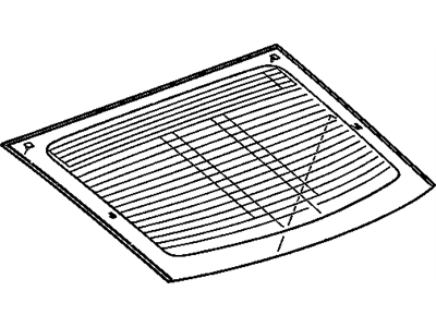 GM 22926259 Window Assembly, Rear