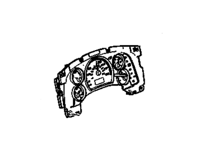 GM 15846068 Instrument Panel Gage CLUSTER