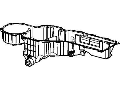 GM 20883396 Case, Heater & A/C Evaporator & Blower Lower