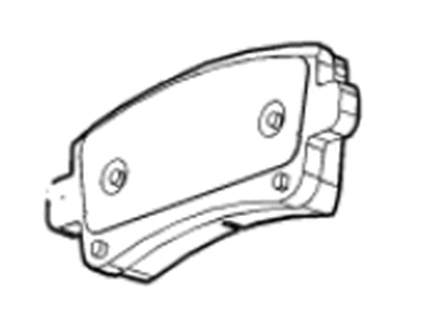 GM 85143529 Pad Kit, Rear Disc Brk