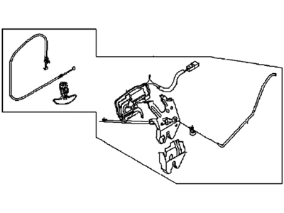 GM 96649301 Latch Asm,Rear Compartment Lid