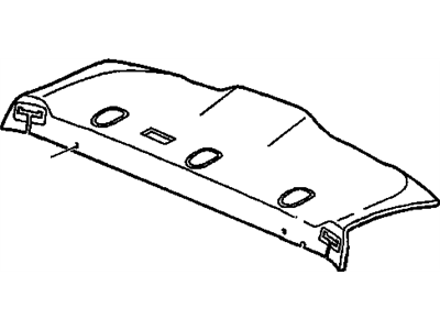 GM 25730928 Trim Assembly, Rear Window Panel *Sable