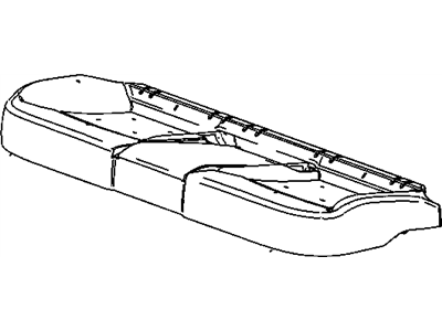 GM 22781649 Pad Assembly, Rear Seat Cushion