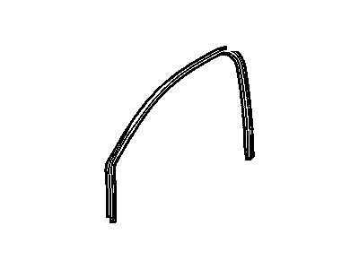 GM 22927721 Weatherstrip Assembly, Front Side Door Window Inner