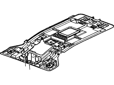 GM 10385814 Retainer,Roof Console Backing Plate