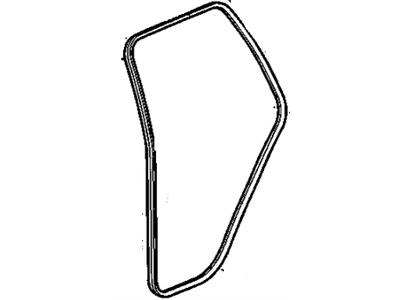 GM 15128084 Weatherstrip,Rear Side Door