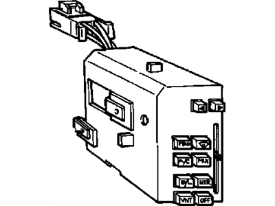 1991 Pontiac Trans Sport Blower Control Switches - 16152222