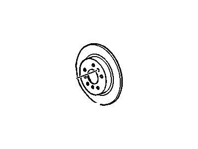 Buick Lucerne Brake Disc - 19303807