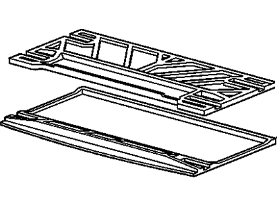 GM 12530155 SUNSHADE KIT, Roof Panel