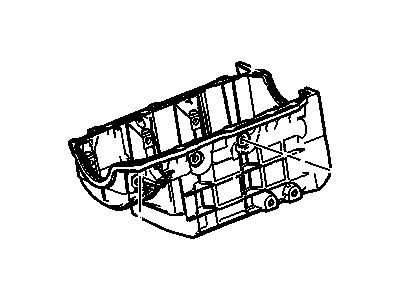 Pontiac Torrent Oil Pan - 12597906