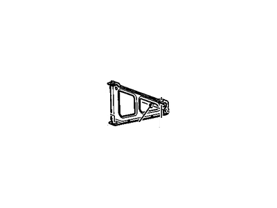 GM 20899964 Brace, Rear Bumper Imp Bar *Triangular Shaped