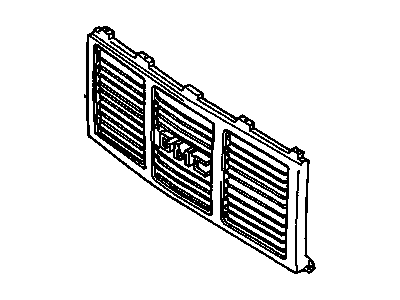 GM 15554914 Grille, Radiator *Paint To Mat