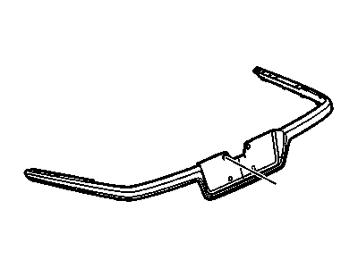 GM 10341349 Molding Assembly, Rear Bumper Fascia