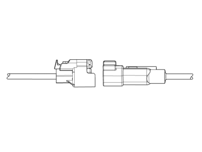 Saturn L300 Forward Light Harness Connector - 13580104