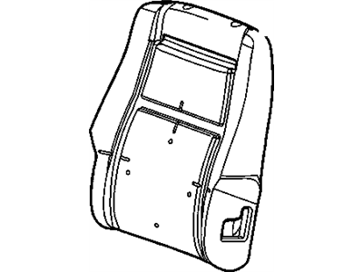 1997 Oldsmobile Silhouette Seat Cushion Pad - 12532771