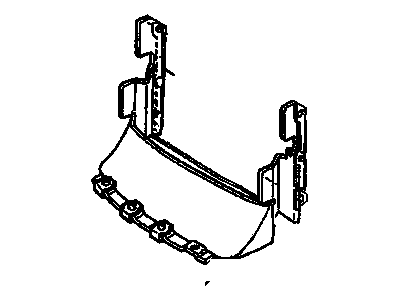 GM 10082696 Baffle, Radiator Air Lower