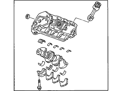 GM 12507951 Partial Engine Asm(4.3 Liter)