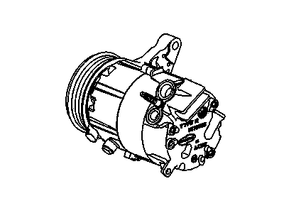 2006 Pontiac Grand Prix A/C Compressor - 19418180
