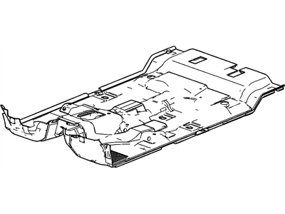 GM 15789662 Carpet Assembly, Front Floor Panel *Medium Cashmere