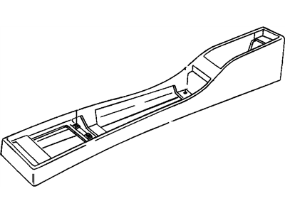 GM 10195734 CONSOLE, Floor Console