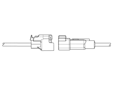 2018 GMC Sierra Body Wiring Harness Connector - 19370460