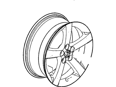 Pontiac Solstice Spare Wheel - 9597298