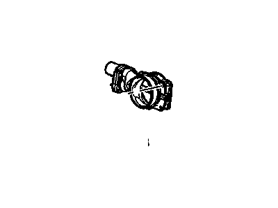 GM 19420034 BODY ASM,THROT