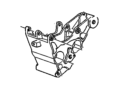 1998 Chevrolet Suburban Alternator Bracket - 10237279