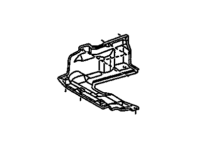 GM 88970720 Shield,Engine Splash