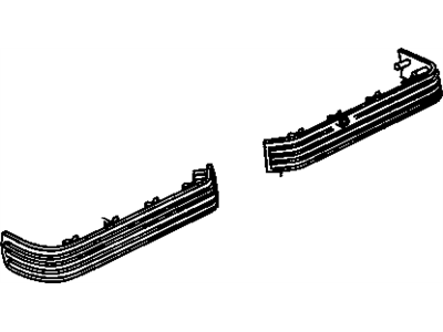 GM 15574115 Strip,Rear Bumper Rubber