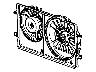 2012 Chevrolet Malibu A/C Condenser Fan - 15788745