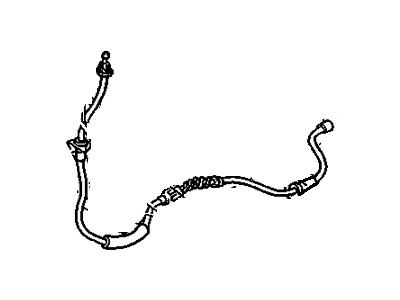 GMC Suburban Parking Brake Cable - 15735527