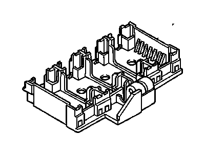 GM 12162342 COVER, Main Wiring Junction and Fuse Block