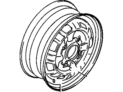 GM 96062137 Wheel