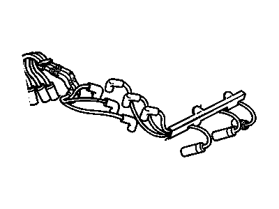 GM 12036965 Wire, Spark Plug(#3)(22")Style B, 8Mm