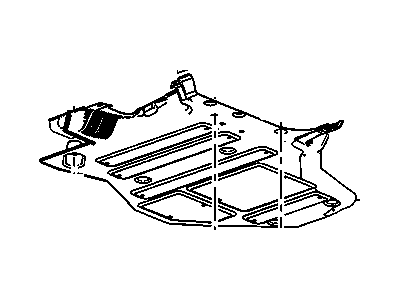 2014 Buick Regal Underbody Splash Shield - 23258346