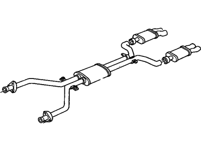 1994 Chevrolet Corvette Muffler - 10157909