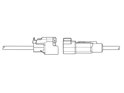 GM 13576552 Connector Kit,Inline, To Engine Harness *Black