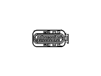 GM 13584095 Connector Asm,Wiring Harness W/Leads *Black