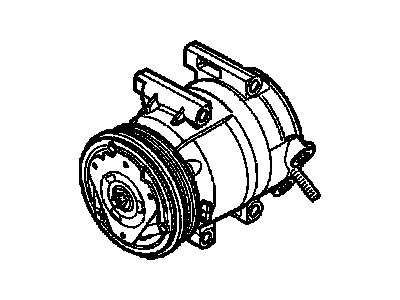 GM 89019077 Air Conditioner Compressor Assembly