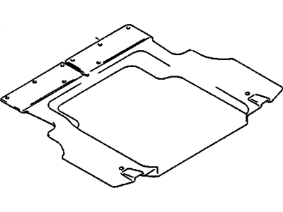 GM 96066652 Carpet,Trunk Floor