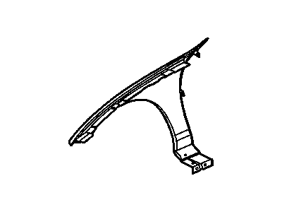 GM 15005444 Fender Assembly, Front (Export)