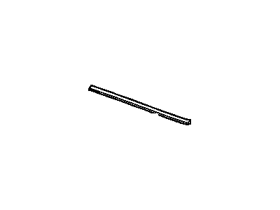 GM 10326933 Molding Assembly, Rear Side Door Window Belt Reveal *Black