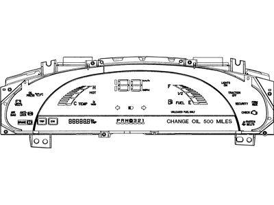 Oldsmobile 98 Speedometer - 16198293