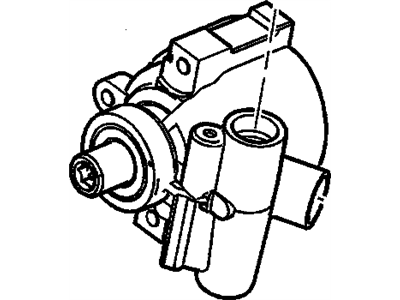 2009 Chevrolet Trailblazer Power Steering Pump - 19418528