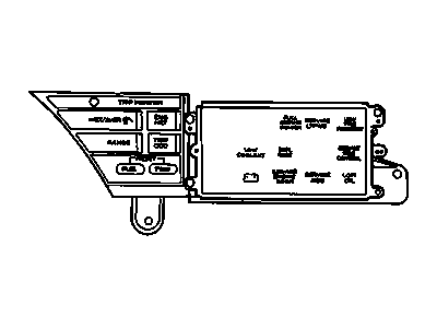 GM 10159597 Bulb, W/Socket,Driver Information Idsplay Switch(Brown Base)