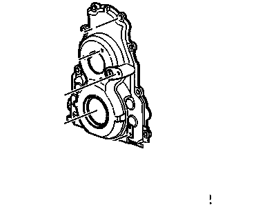 2011 Chevrolet Silverado Timing Cover - 12636045