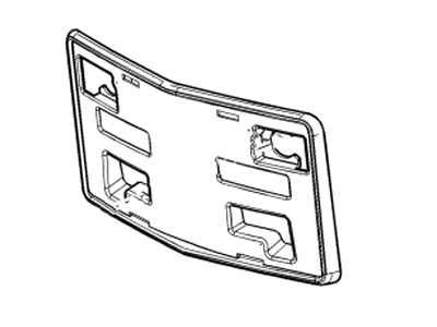 GM 23278407 Attachment Pkg, Front License Bracket