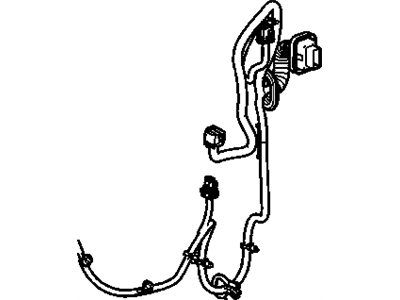 GM 25800735 Harness Assembly, Rear Door Door Lock Door Wiring