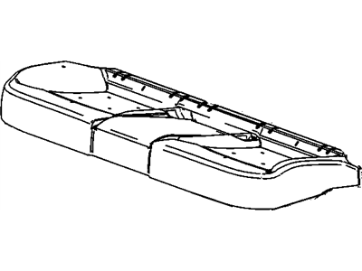 GM 20823901 Pad Assembly, Rear Seat Cushion